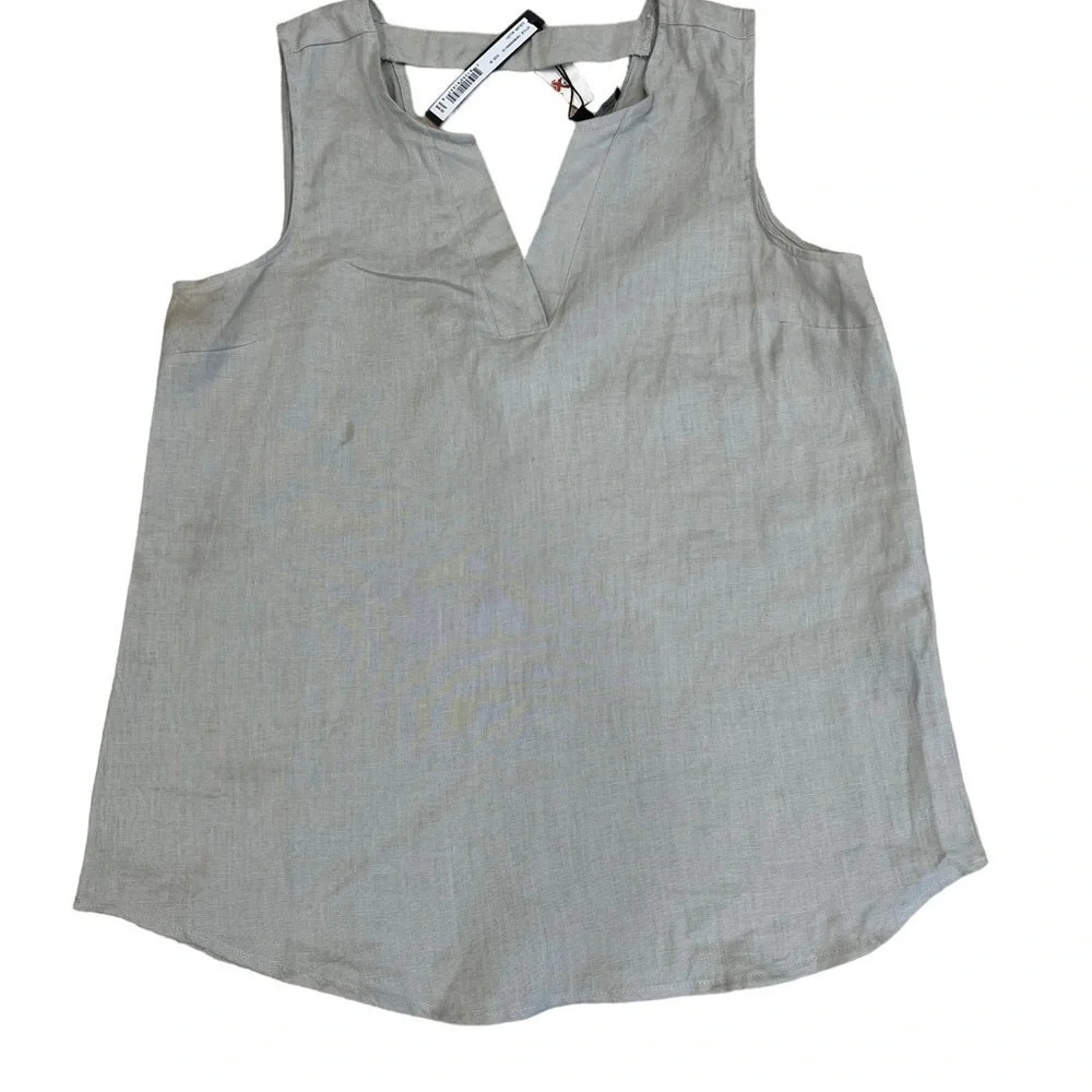 Harve Benard Pure Linen Tank, NWT, Size Medium